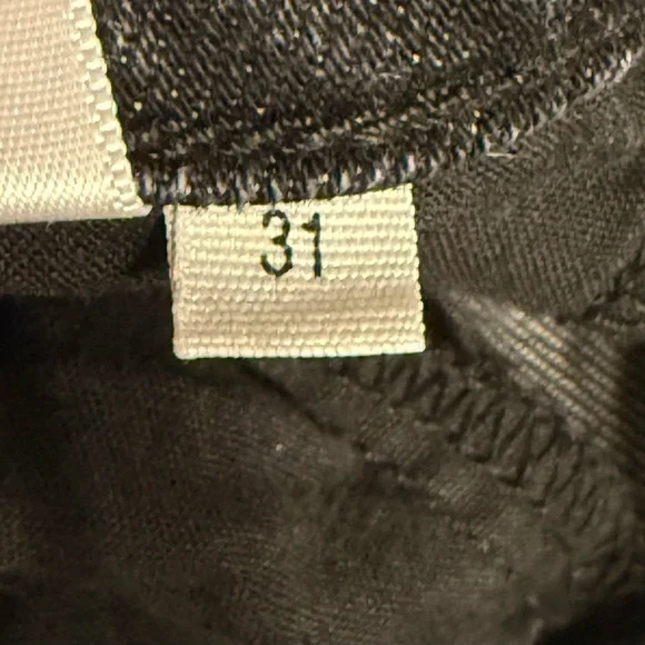 rag & bone Nina High Rise Skinny Jeans Black Distressed Tag 31 Fits 30x26 USA - Picture 4 of 16